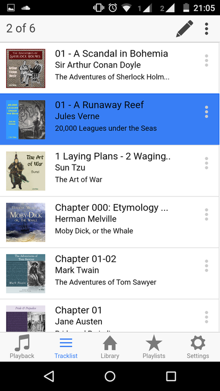 Screenshot of Mopidy Mobile